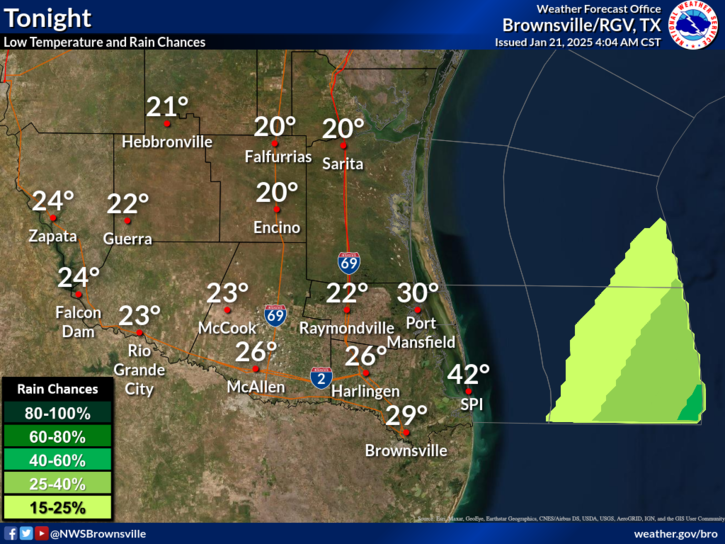 UPDATE 1/21 4pm - School Closures and Warming Centers in the Rio Grande Valley Due to Cold Weather Image2
